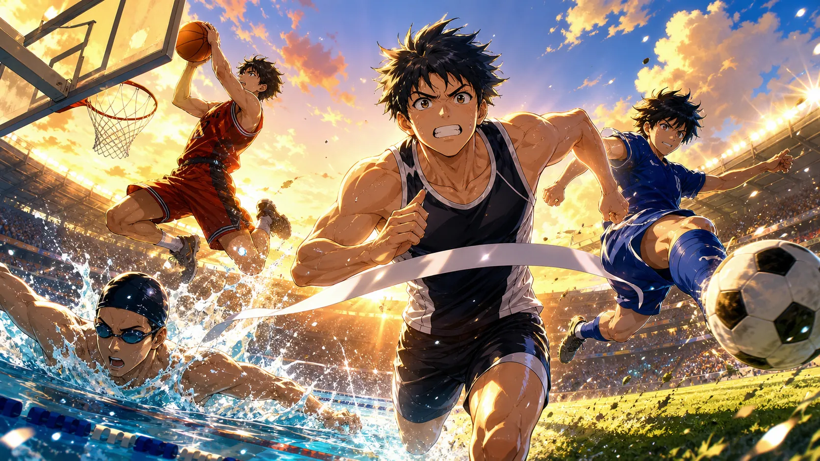 スポーツをする男子はやっぱりかっこいい