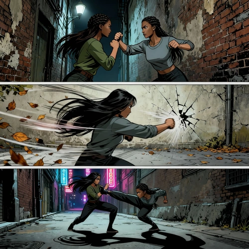 Fighting Storyboard Series